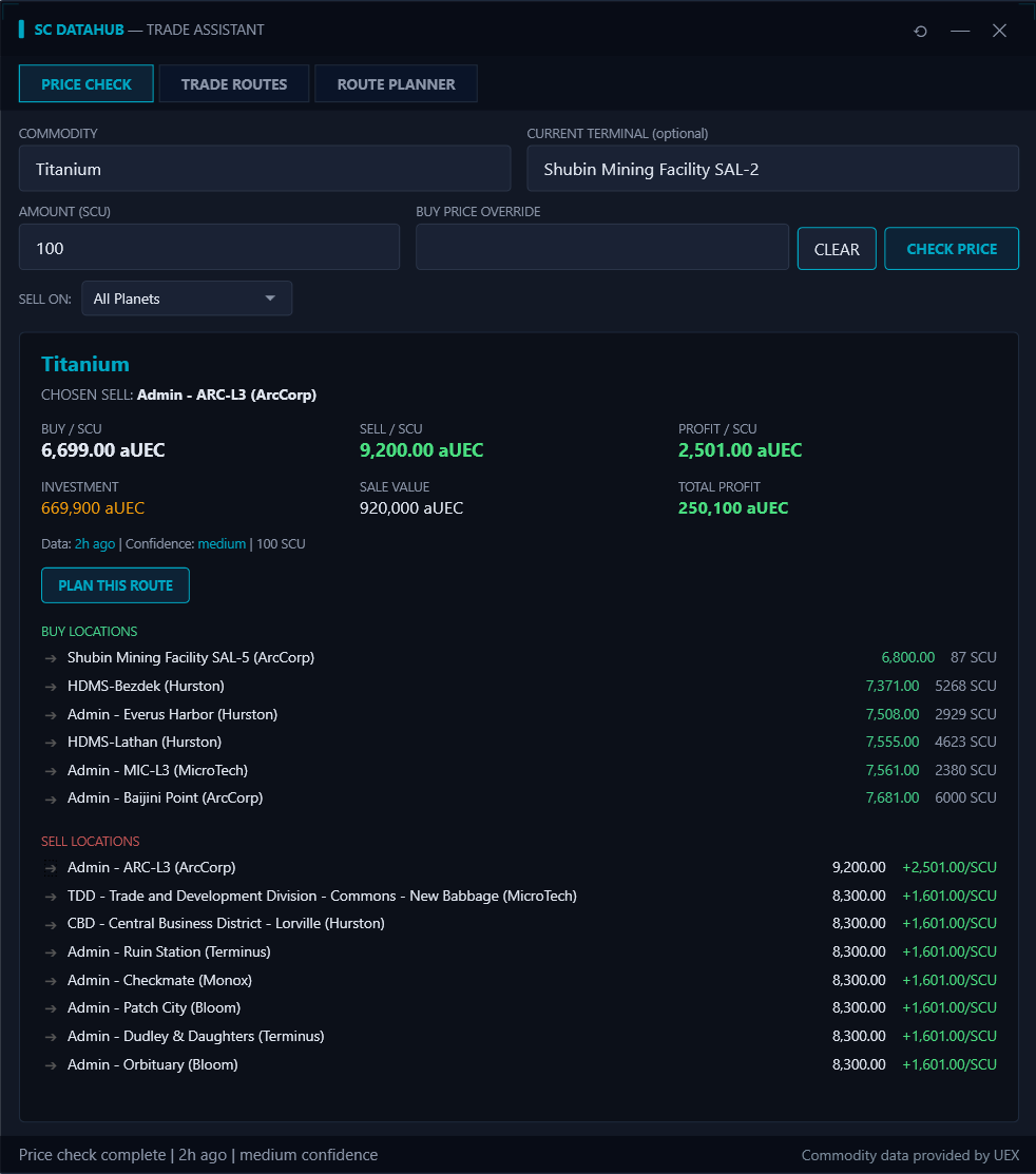SC DataHub — Data Tools for Star Citizen
