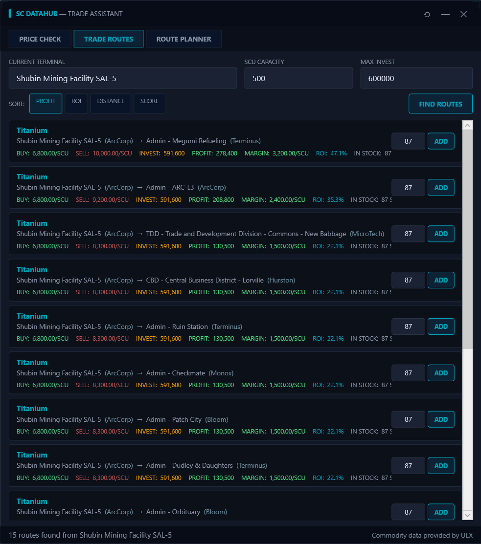 SC DataHub — Data Tools for Star Citizen